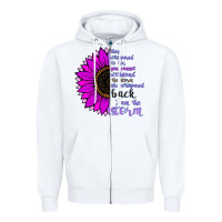 White I Am The Storm sunflower Zipper Hoodie - Bettercallsaul