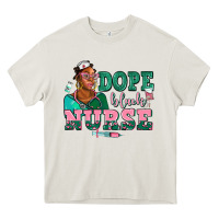 Cream afro  nurse dope black Heavy Core Tee - AdoDesignShop