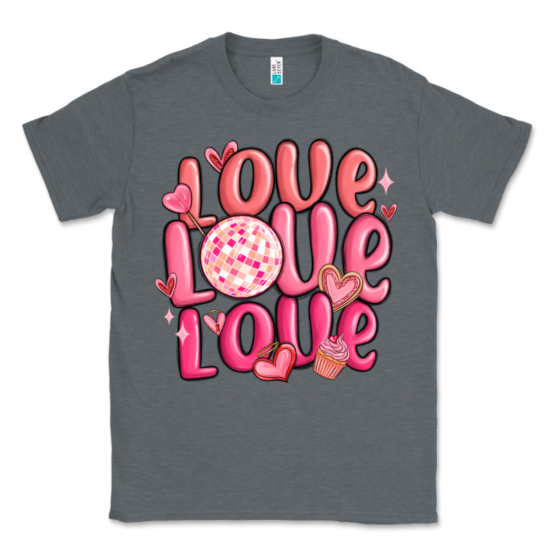 Love Love Love Valentines Day Classic Tee by MaliasSmallBusiness | Teevron