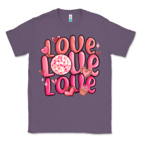 Lavender love love love valentines day Classic Tee - MaliasSmallBusiness