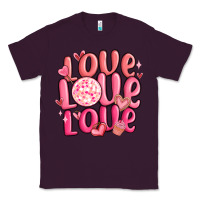 Plum love love love valentines day Classic Tee - MaliasSmallBusiness