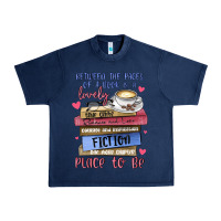 Navy between the pages of a book is lovely place to be Urban Heavy Tee - MaliasSmallBusiness