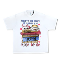White between the pages of a book is lovely place to be Urban Heavy Tee - MaliasSmallBusiness