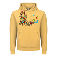 Vintage Mustard autism awareness Vintage Hoodie - MaliasSmallBusiness