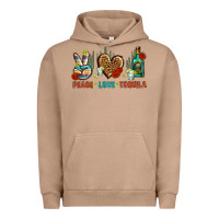 Pigment Burro Peace Love Tequila Urban Hoodie - BundleAndBundleShop