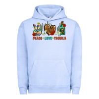 Pigment Grape Ice Peace Love Tequila Urban Hoodie - BundleAndBundleShop