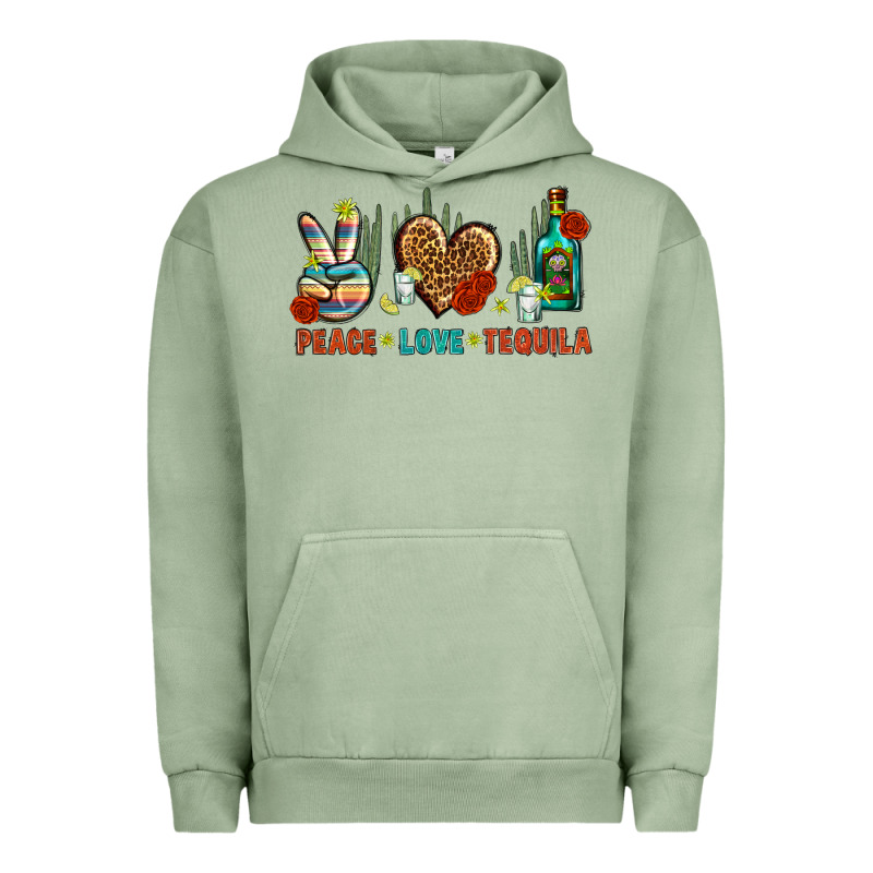 Peace Love Tequila Urban Hoodie by BundleAndBundleShop | Teevron
