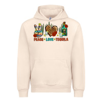 Sandshell Peace Love Tequila Urban Hoodie - BundleAndBundleShop