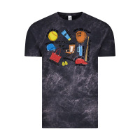 Cloud Black softball mom Vintage Tee - MaliasSmallBusiness