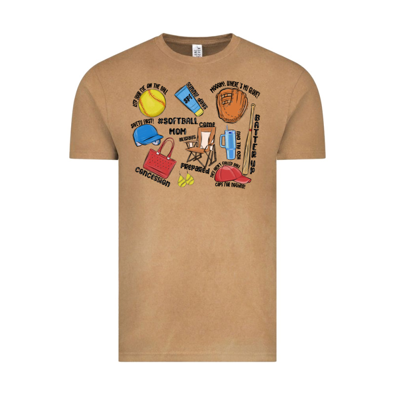 Softball Mom Vintage Tee by MaliasSmallBusiness | Teevron
