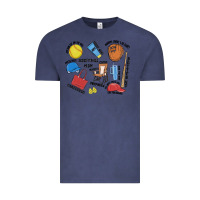 Vintage Denim softball mom Vintage Tee - MaliasSmallBusiness
