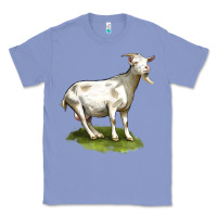 Colony Blue cashmere goat Classic Tee - LillyAllenDesigns