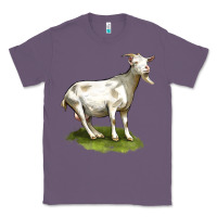 Lavender cashmere goat Classic Tee - LillyAllenDesigns