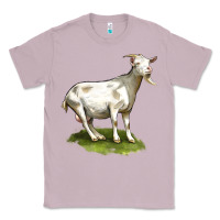 Lilac cashmere goat Classic Tee - LillyAllenDesigns