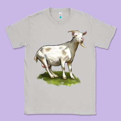 Cashmere Goat Classic Tee Designed By Lillyallendesigns