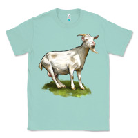 Seafoam cashmere goat Classic Tee - LillyAllenDesigns