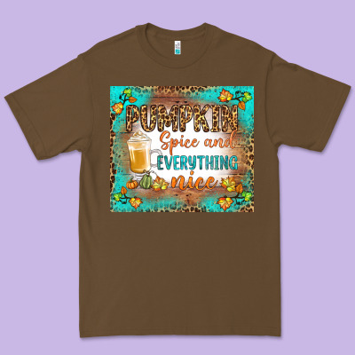Pumpkin Spice And Everything Nice Premium Tee Designed By Bundleandbundleshop