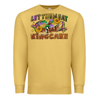 Antique Gold let them eat king cake Premium Sweatshirt - CowGirlArtShop