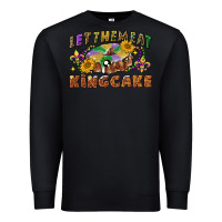 Black let them eat king cake Premium Sweatshirt - CowGirlArtShop