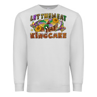 Dove Grey let them eat king cake Premium Sweatshirt - CowGirlArtShop