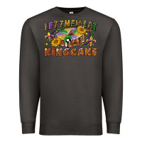 Smoke let them eat king cake Premium Sweatshirt - CowGirlArtShop