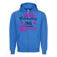 True Royal Celebrating With the 18th Birthday Queen Zipper Hoodie - Bettercallsaul