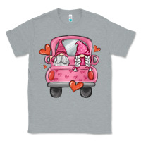 Heather Grey valentines day gnome truck Classic Tee - MaliasSmallBusiness