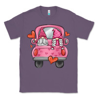 Lavender valentines day gnome truck Classic Tee - MaliasSmallBusiness