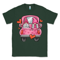 Sports Green valentines day gnome truck Classic Tee - MaliasSmallBusiness