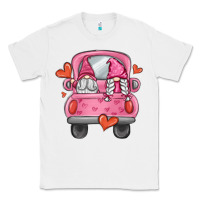 White valentines day gnome truck Classic Tee - MaliasSmallBusiness