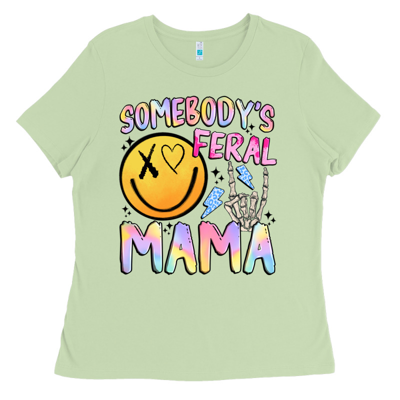 Somebody's Feral Mama Ladies Tee by JahusDesignShop | Teevron