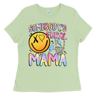 Matcha somebody's feral mama Ladies Tee - JahusDesignShop