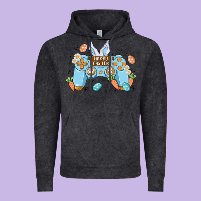 Boy Happy Easter Vintage Hoodie Designed By Maliassmallbusiness
