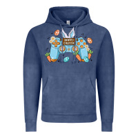 Vintage Denim boy happy easter Vintage Hoodie - MaliasSmallBusiness