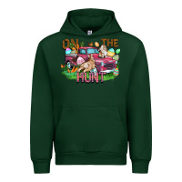 Forest Green on the hunt truck Urban Hoodie - FaDigitalArtStudio
