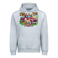 Heather Grey on the hunt truck Urban Hoodie - FaDigitalArtStudio