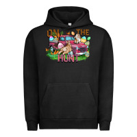 Pigment Black on the hunt truck Urban Hoodie - FaDigitalArtStudio
