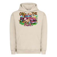 Pigment French Oak on the hunt truck Urban Hoodie - FaDigitalArtStudio