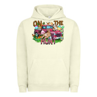 Pigment Pistachio on the hunt truck Urban Hoodie - FaDigitalArtStudio