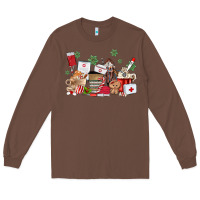 Chestnut nurse coffee cups Long Sleeve Tee - MaliasSmallBusiness