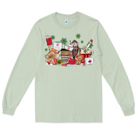 Matcha nurse coffee cups Long Sleeve Tee - MaliasSmallBusiness