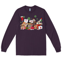 Plum nurse coffee cups Long Sleeve Tee - MaliasSmallBusiness