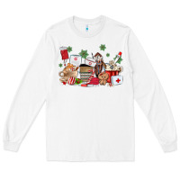 White nurse coffee cups Long Sleeve Tee - MaliasSmallBusiness