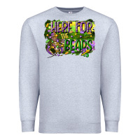 Heather Grey here for the beads Premium Sweatshirt - CowGirlArtShop