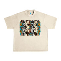 Sandshell cowhide leopard gemstone brushstroke Urban Heavy Tee - AdoDesignShop