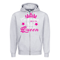 Celebrating With The 18th Birthday Queen Zipper Hoodie | Teevron