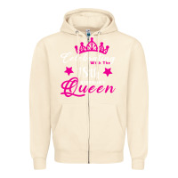 Sandshell Celebrating With the 18th Birthday Queen Zipper Hoodie - Bettercallsaul