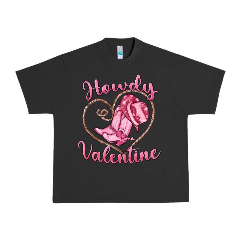 Howdy Valentine Urban Heavy Tee by MaliasSmallBusiness | Teevron