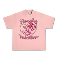 Salmon howdy valentine Urban Heavy Tee - MaliasSmallBusiness
