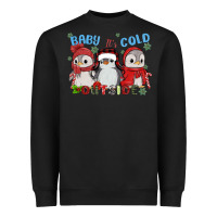 Black baby ıt's cold outside Heavyweight Sweatshirt - MaliasSmallBusiness